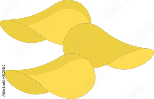 foods icons chips and crisps