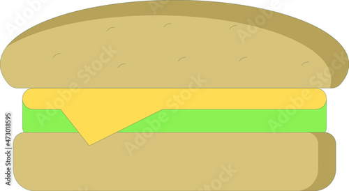 foods icons sandwich and fastfood