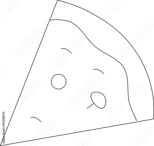 foods icons pizza and fastfood