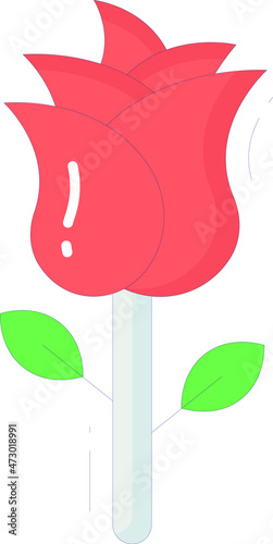 honeymoon icons rose and petals