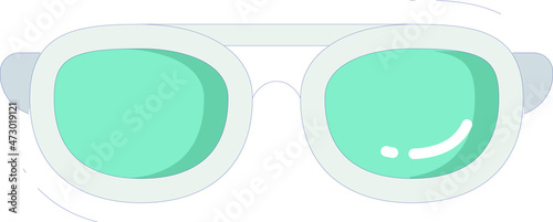 honeymoon icons glasses and summer