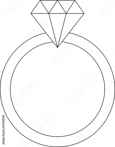 honeymoon icons diamond ring  and diamond