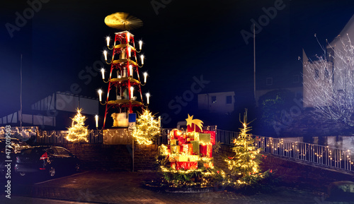 Pre-Christmas in Waldbreitbach, Westerwald, Rhineland-Palatinate, Germany photo