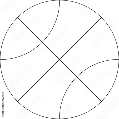elearning icons basket ball and ball