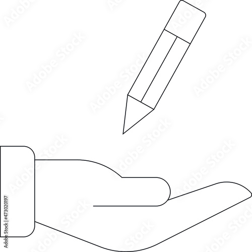 elearning icons pencil and draw