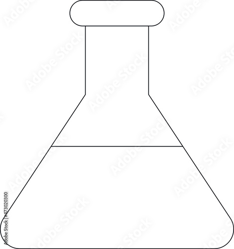 elearning icons flask and erlenmeyer