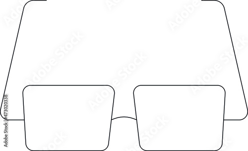 elearning icons glasses and eyeglasses