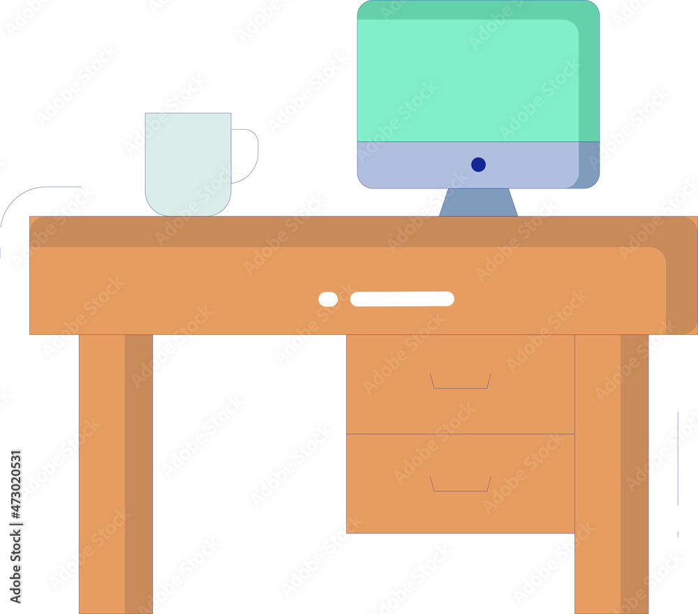 education icons monitor table and monitor education icons monitor table and monitor