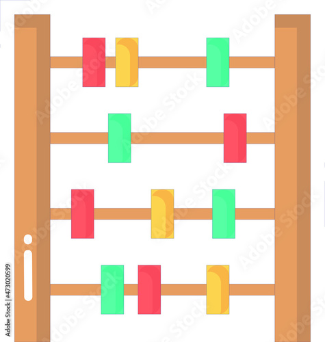 education icons abacus  and mathematics