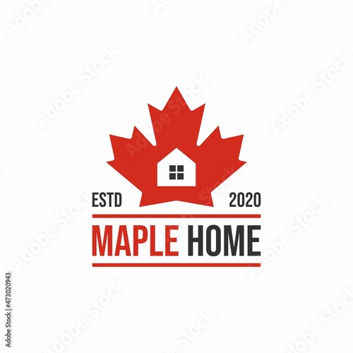 Maple Home canada logo design