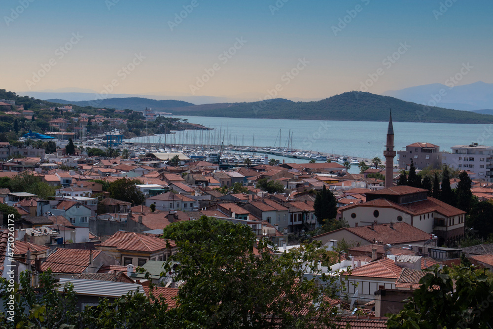 September 08, 2021 Ayvalik Balikesir Turkey  Ayvalik,     A quiet and peaceful town in the Aegean region