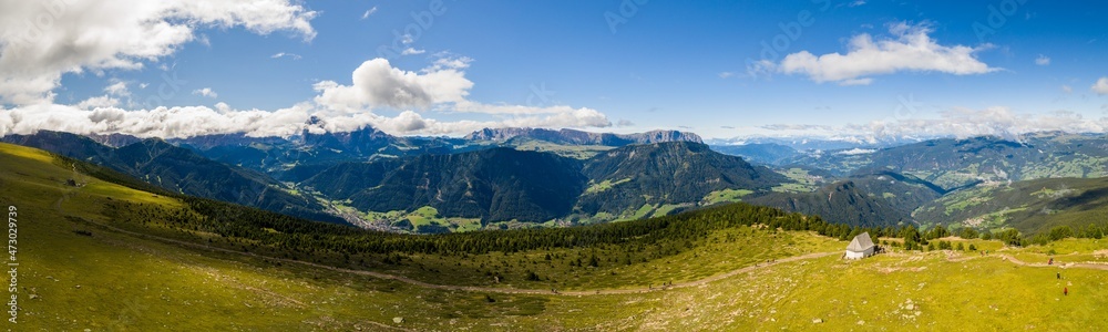 Resciesa panoramica, Val Gardena, Alto-Adige