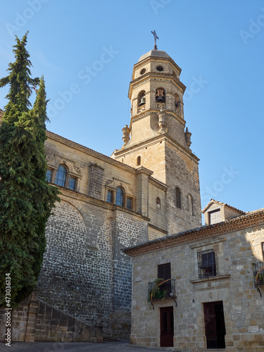 Bell tower of the Cathedral of Baeza, a village in the province of Jaén declared UNESCO World Heritage site. Andalusia, Spain, Europe