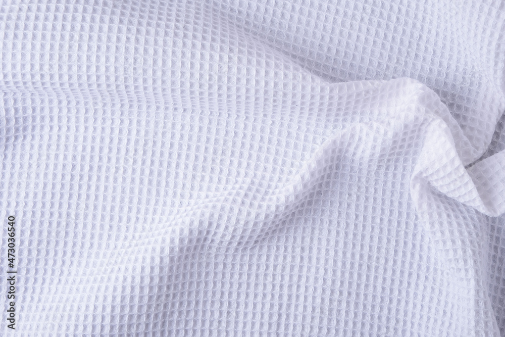 Crumpled textured fabric close up Crumpled textured fabric close up