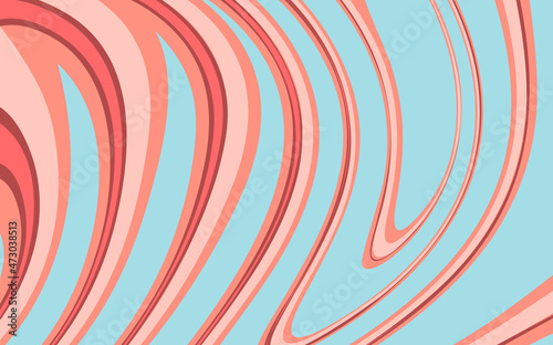 Abstract background with simple pink waving lines pattern