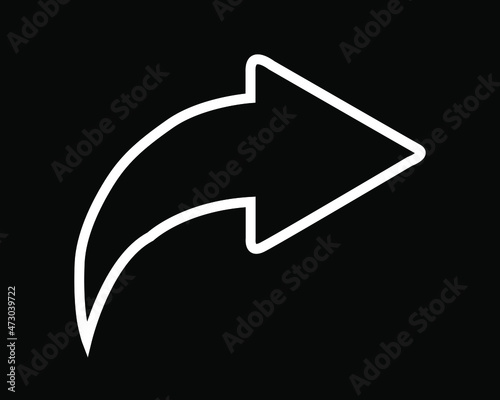 Free Download Share icon and arrow vector illustration. share icon symbol sign vector - GFXLoad