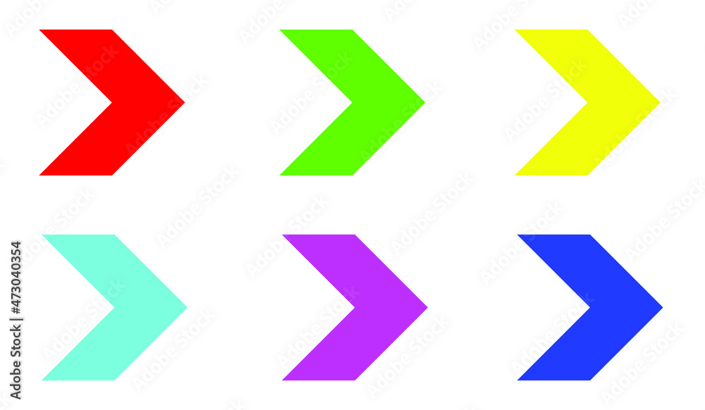 Right arrow icon, arrow icon vector in trendy flat style. Arrow icon image, set elements in colored icons. Arrow icon illustration isolated on white background. Right arrow icon, arrow icon vector in trendy flat style. Arrow icon image, set elements in colored icons. Arrow icon illustration isolated on white background.