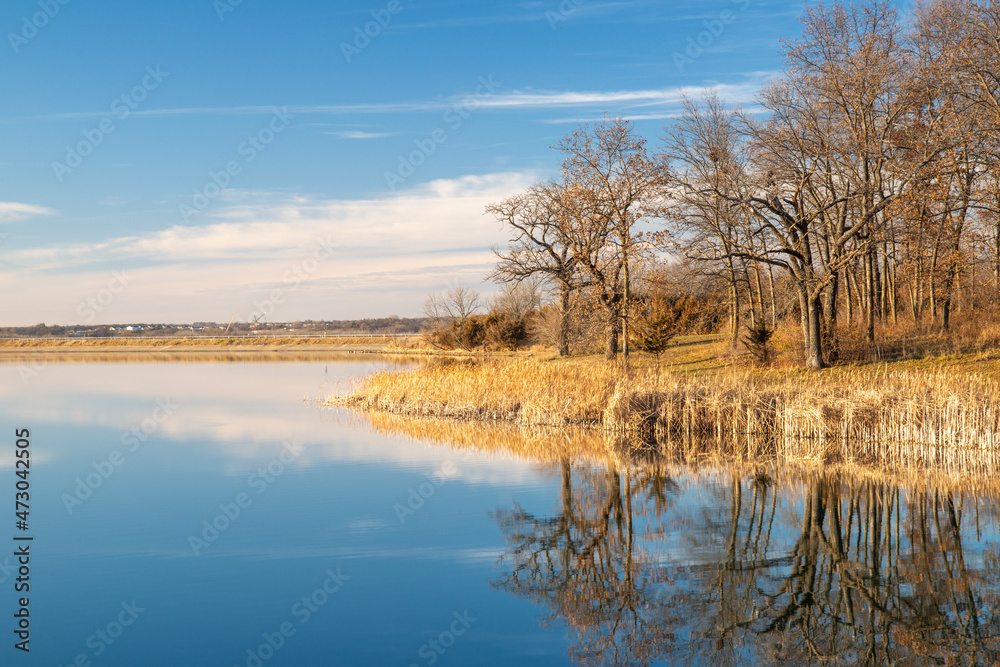 Obraz premium Dale Maffitt Reservoir/Lake in Iowa