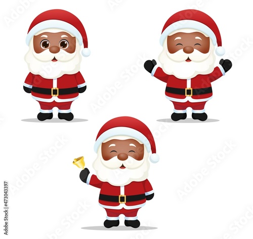 Santa Claus Collection vector illustration