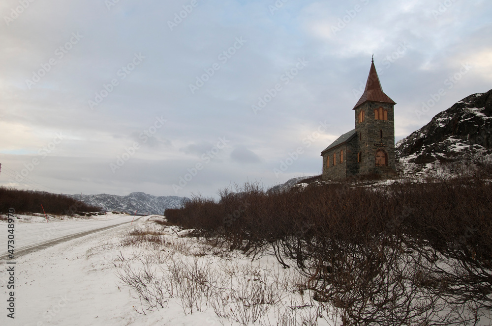 Old church in the North of Norway