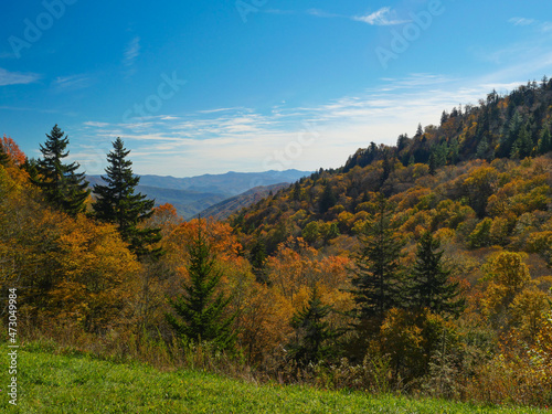 Mills Valley Overlook Vista Tennessee in Autumn