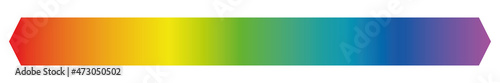 Colorful visible spectrum of light