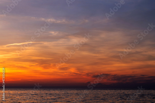 Scenic Lake Michigan at sunset is a beautiful sight © Susan