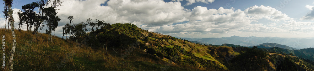 panorama andes southern Ecuador