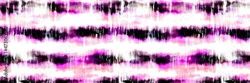 Wallpaper Mural Funky summer ombre tie dye batik stripe border pattern. Seamless stain streaked space dyed striped effect fashion trim edging. Washed out boho blotch beach wear ribbon endless tape. Torontodigital.ca