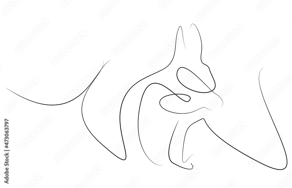 squirrel minimalist art design style. rabbit squirrel wall art background squirrel minimalist art design style. rabbit squirrel wall art background