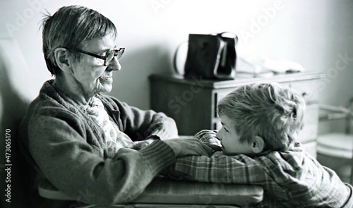 Late-stage Alzheimer's sufferer reconnecting with the boy she used to baby-sit for. 