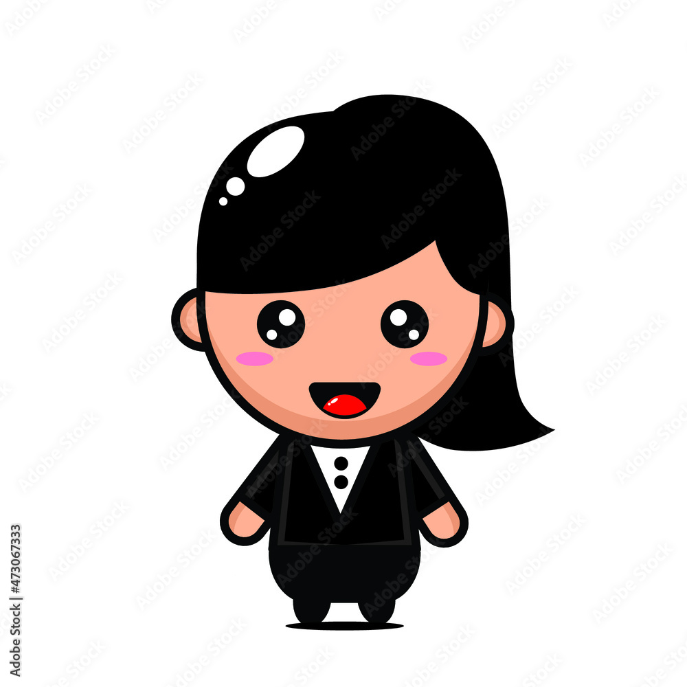 cute Businesswoman Characters illustration cartoon design cute Businesswoman Characters illustration cartoon design