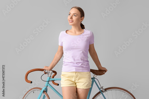 Pretty teenage girl with bi...