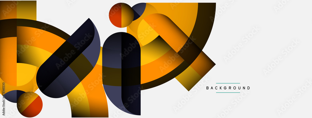 Trendy shapes, color minimal design composition, lines and shadows for wallpaper banner background or landing page Trendy shapes, color minimal design composition, lines and shadows for wallpaper banner background or landing page