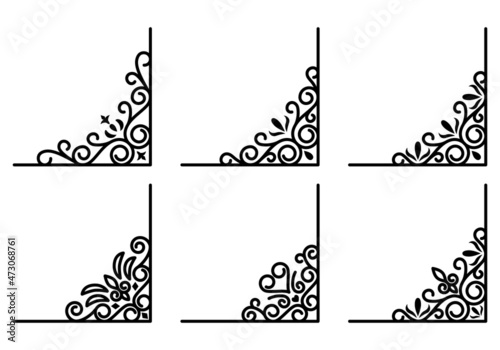 コーナー　装飾　フレーム　セット