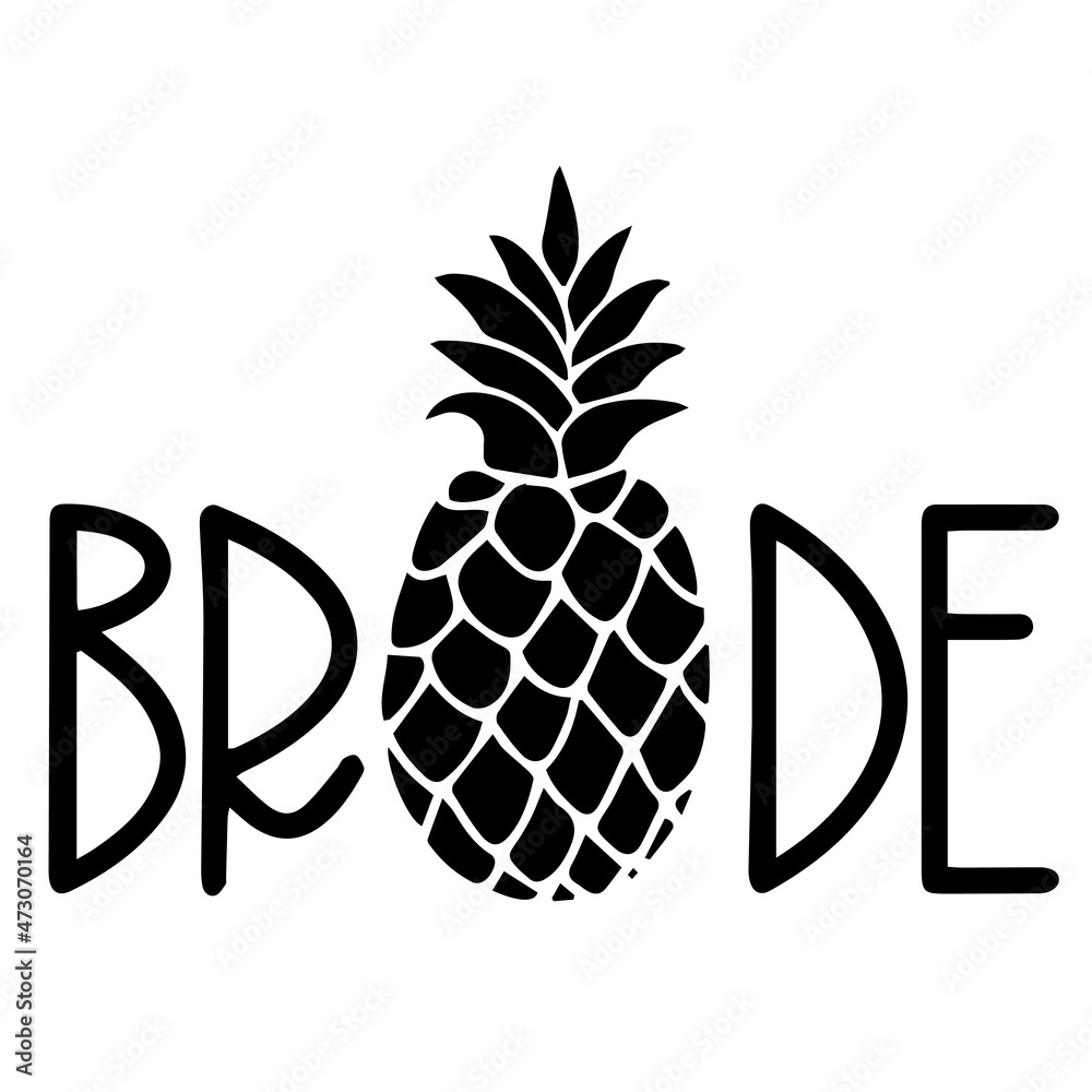 bride logo inspirational quotes typography lettering design Stock ...