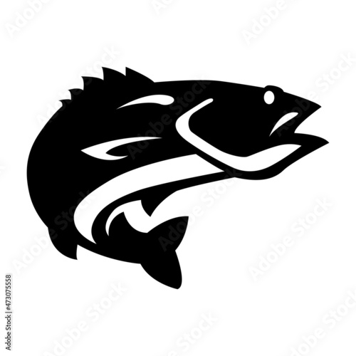 Fish Icon Vector Design Template.