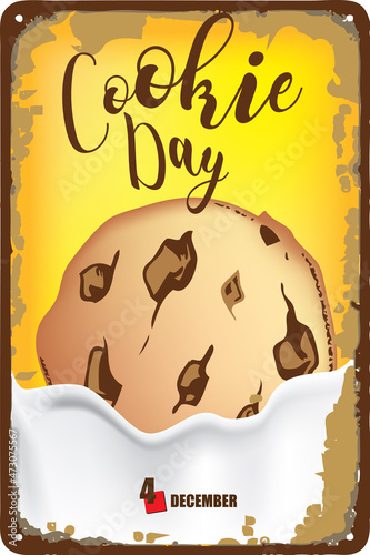 Vintage sign Cookie Day