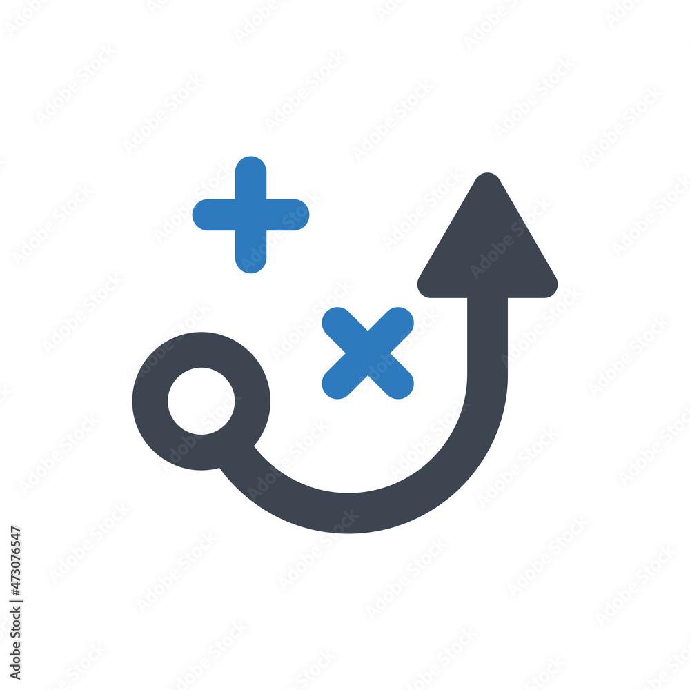 Obraz premium Business planning strategy icon