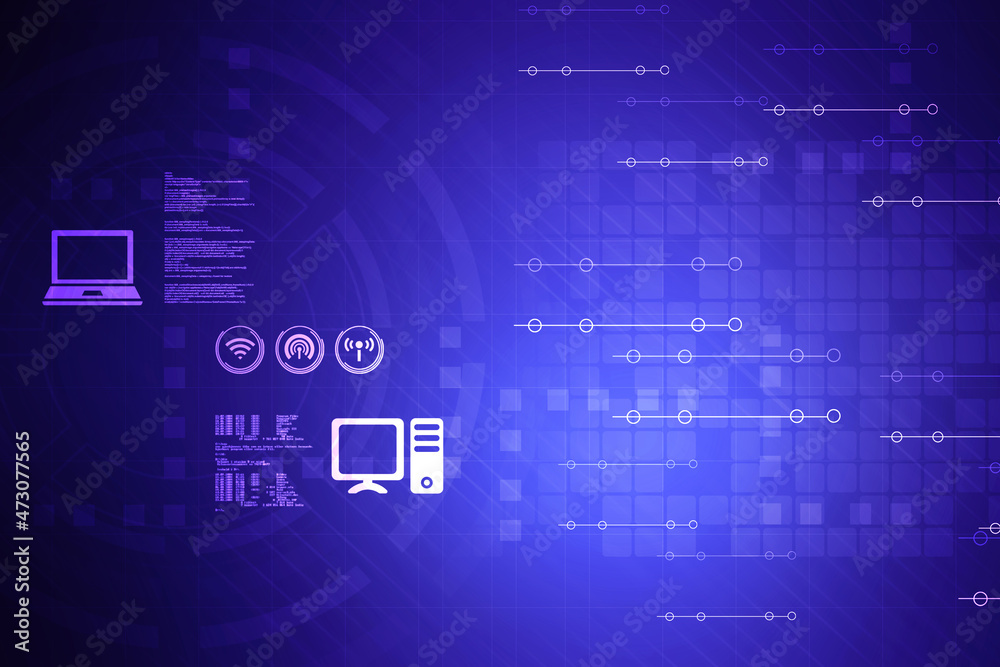 Digital Abstract technology background,2d illustration Digital Abstract technology background,2d illustration