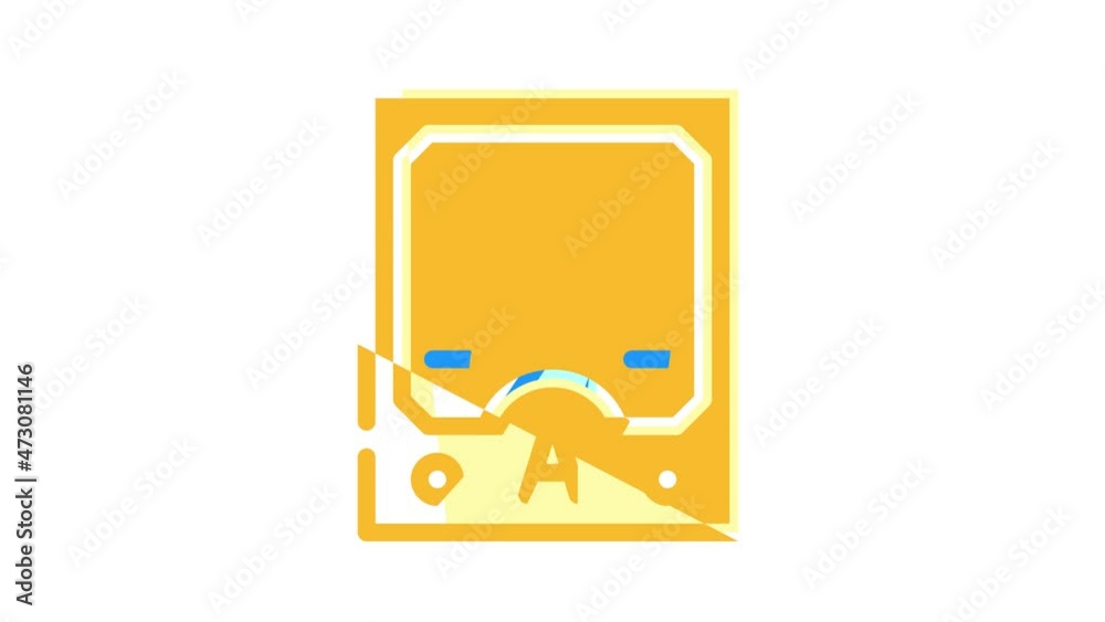 ammeter tool animated color icon ammeter tool sign. isolated on white background ammeter tool animated color icon ammeter tool sign. isolated on white background