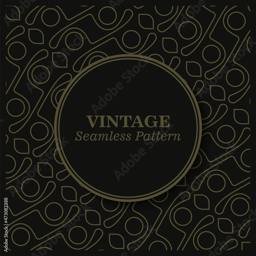 Vector seamless geometric pattern texture