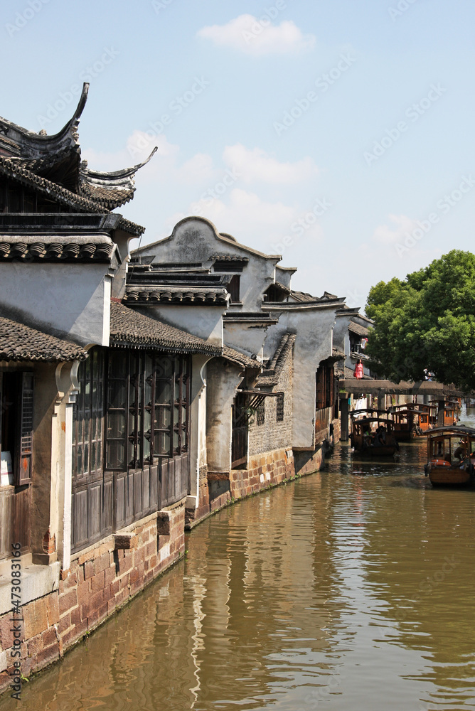 The China that anyone dreams Shanghai Xizha old village 