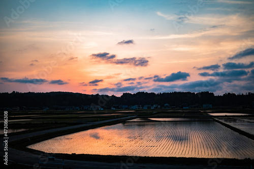 夕焼け
