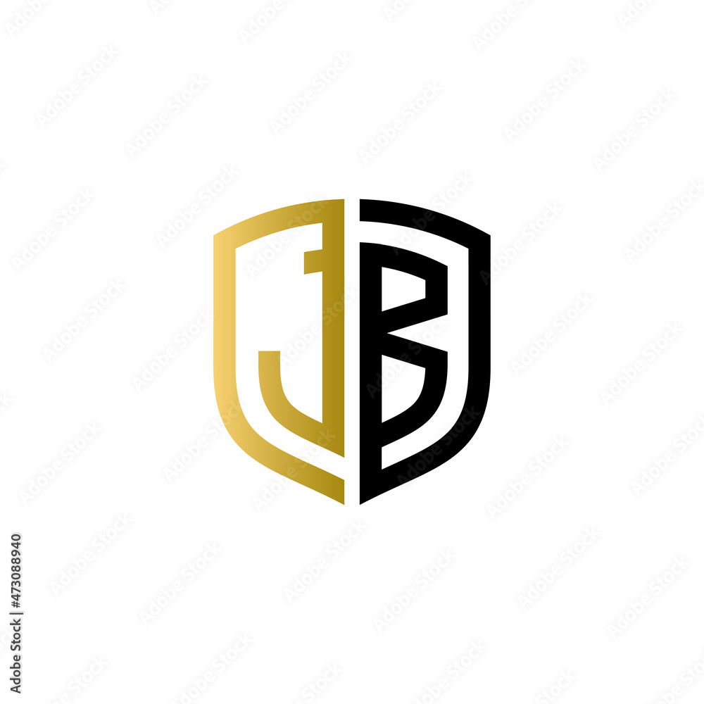 jb shield logo design vector icon
jb shield logo design vector icon