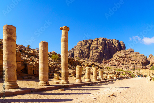 Cardo, in the ancient Nabatean city of Petra