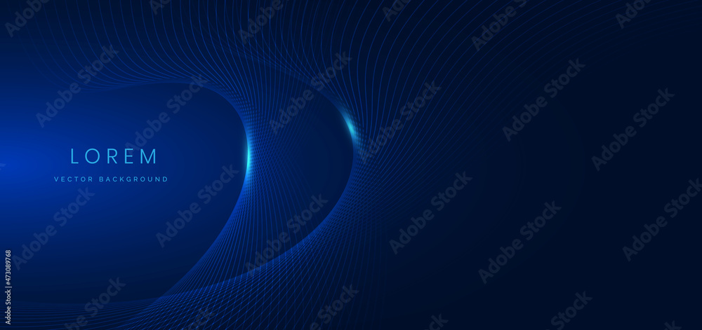 Abstract technology digital lighting futuristic glowing blue light lines wave background. Abstract technology digital lighting futuristic glowing blue light lines wave background.