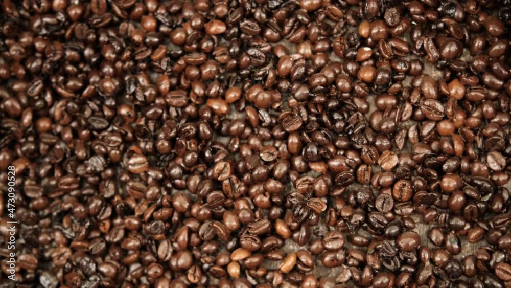 Close up of seeds of coffee. Fragrant coffee beans Close up of seeds of coffee. Fragrant coffee beans