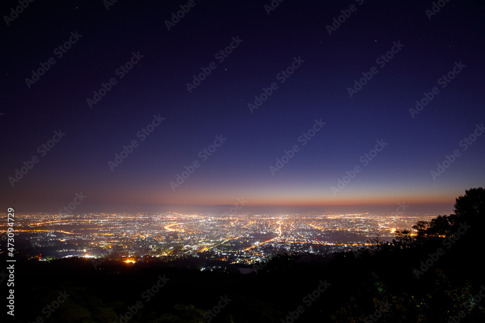 Morning Time At Chiang Mai City Thailand.