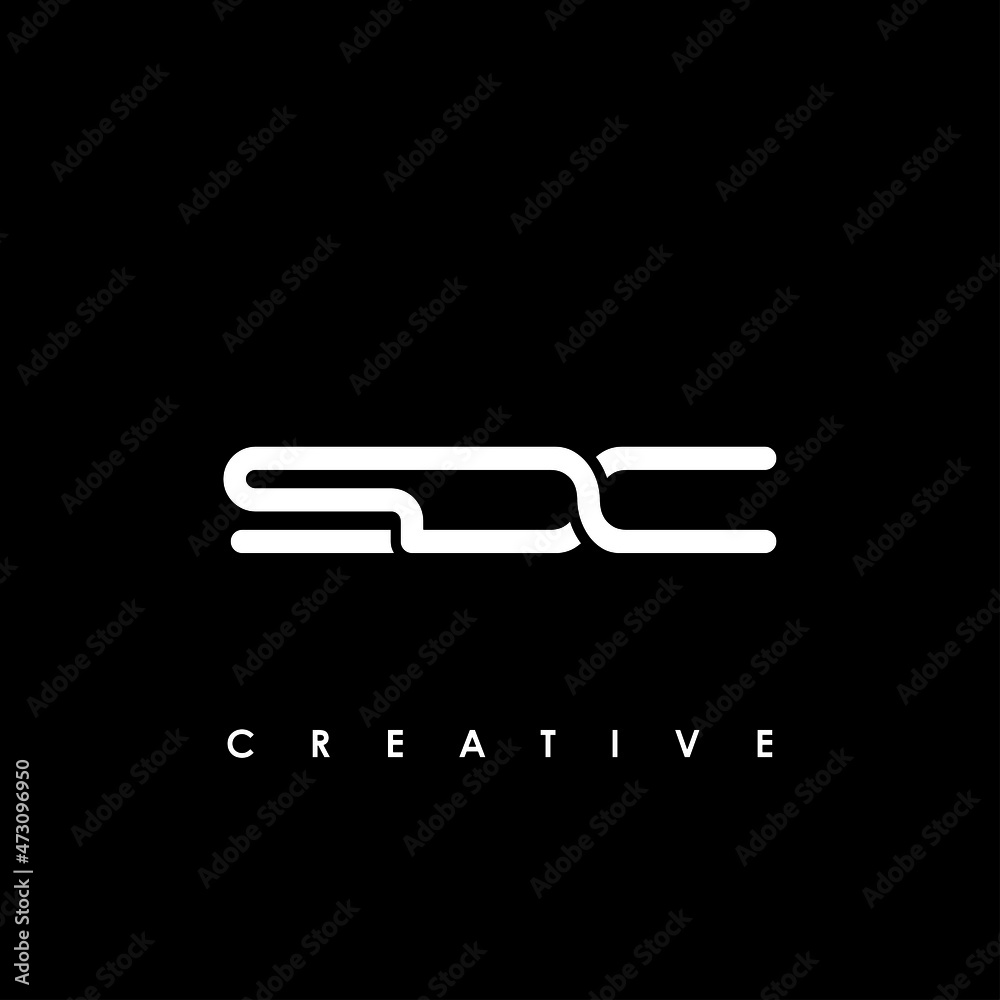 SDC Letter Initial Logo Design Template Vector Illustration SDC Letter Initial Logo Design Template Vector Illustration